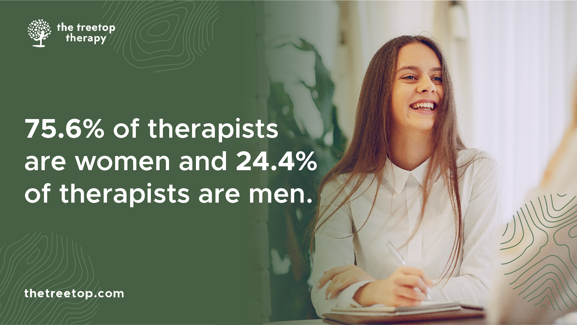 49 therapist statistics demographics how many are there 